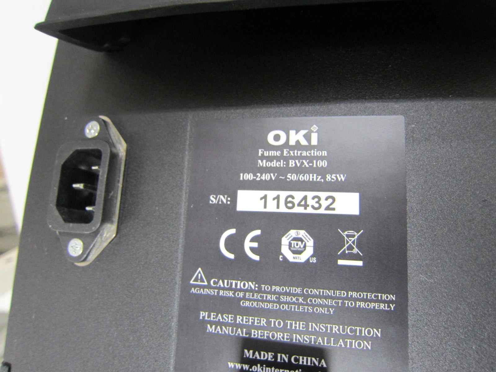 OK-International BVX-100 Fume Extractor for Soldering Stations