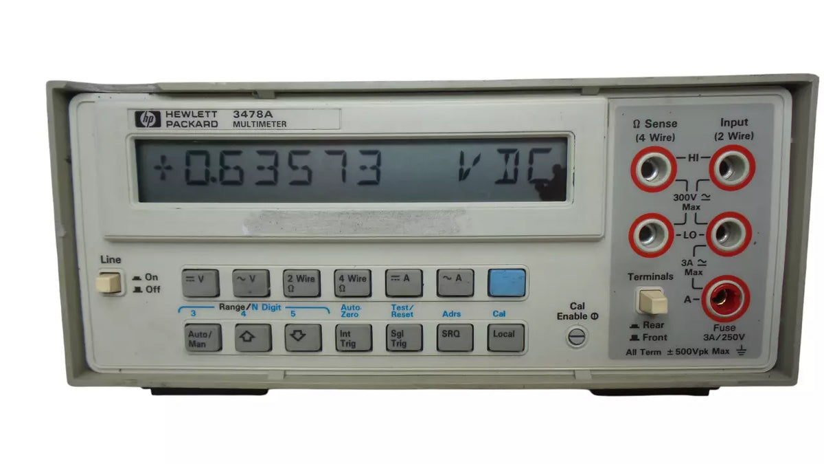 HP 3478A Multimeter - High Accuracy Digital Equipment