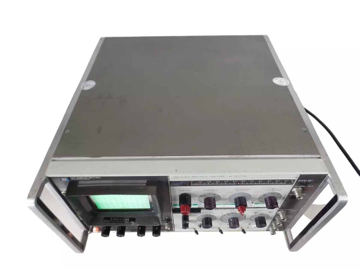 HP 141T 8553B 8552B Spectrum Analyzer 1kHz to 110 MHz
