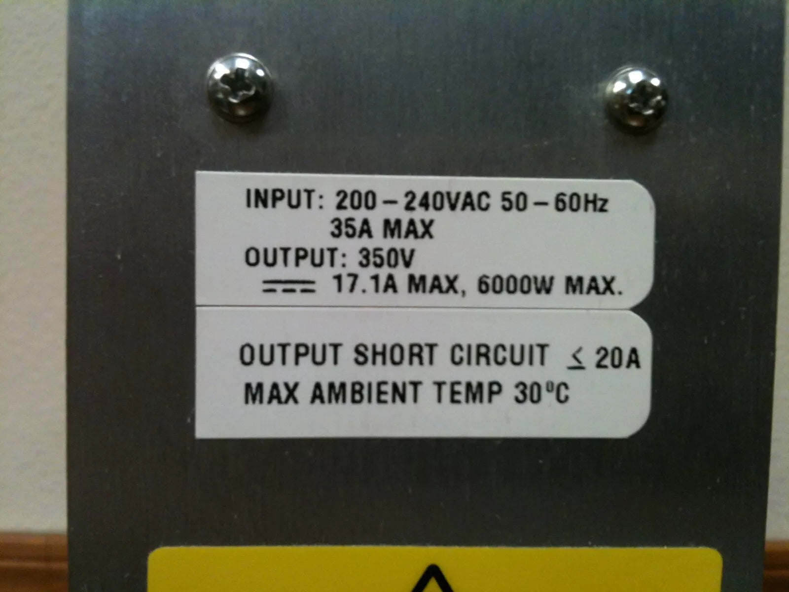 TDI Model SPS5481 Power Supply P/N 09004-133426