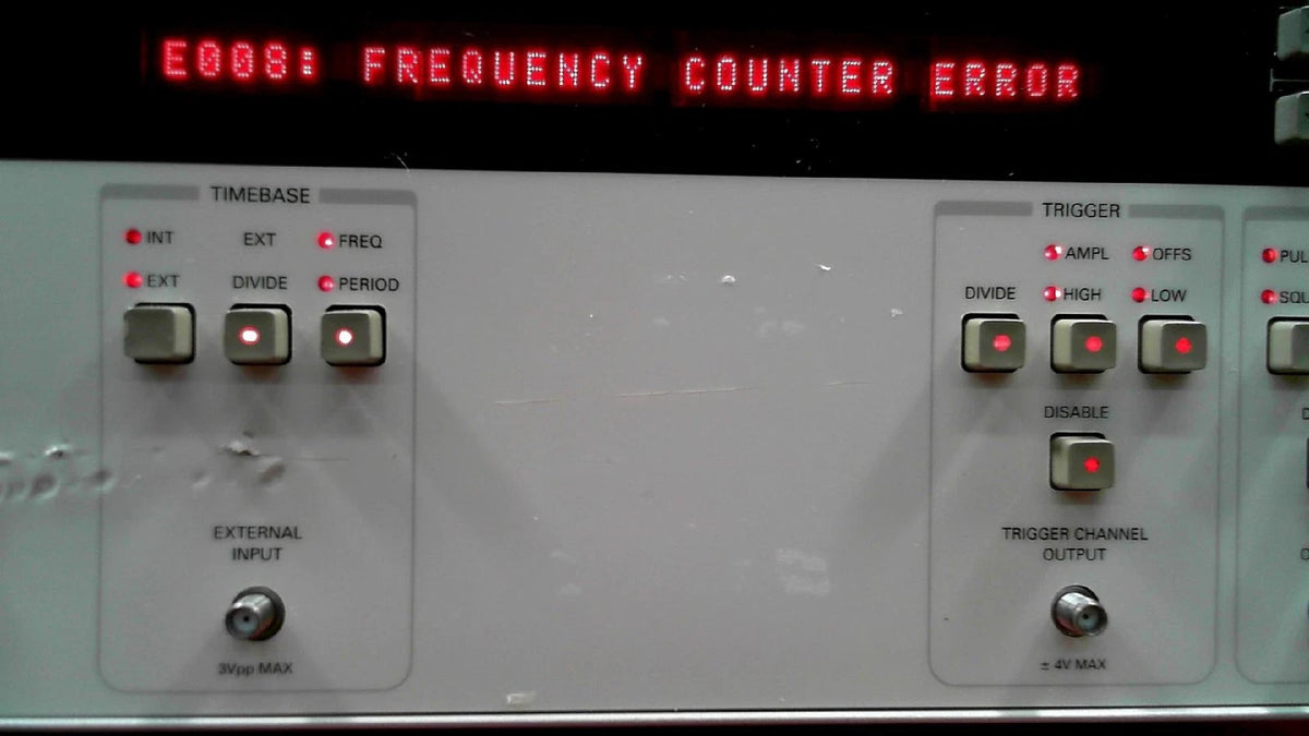 Agilent Keysight 8133A High-Speed Pulse Generator 33MHz to 3GHz DE33500612