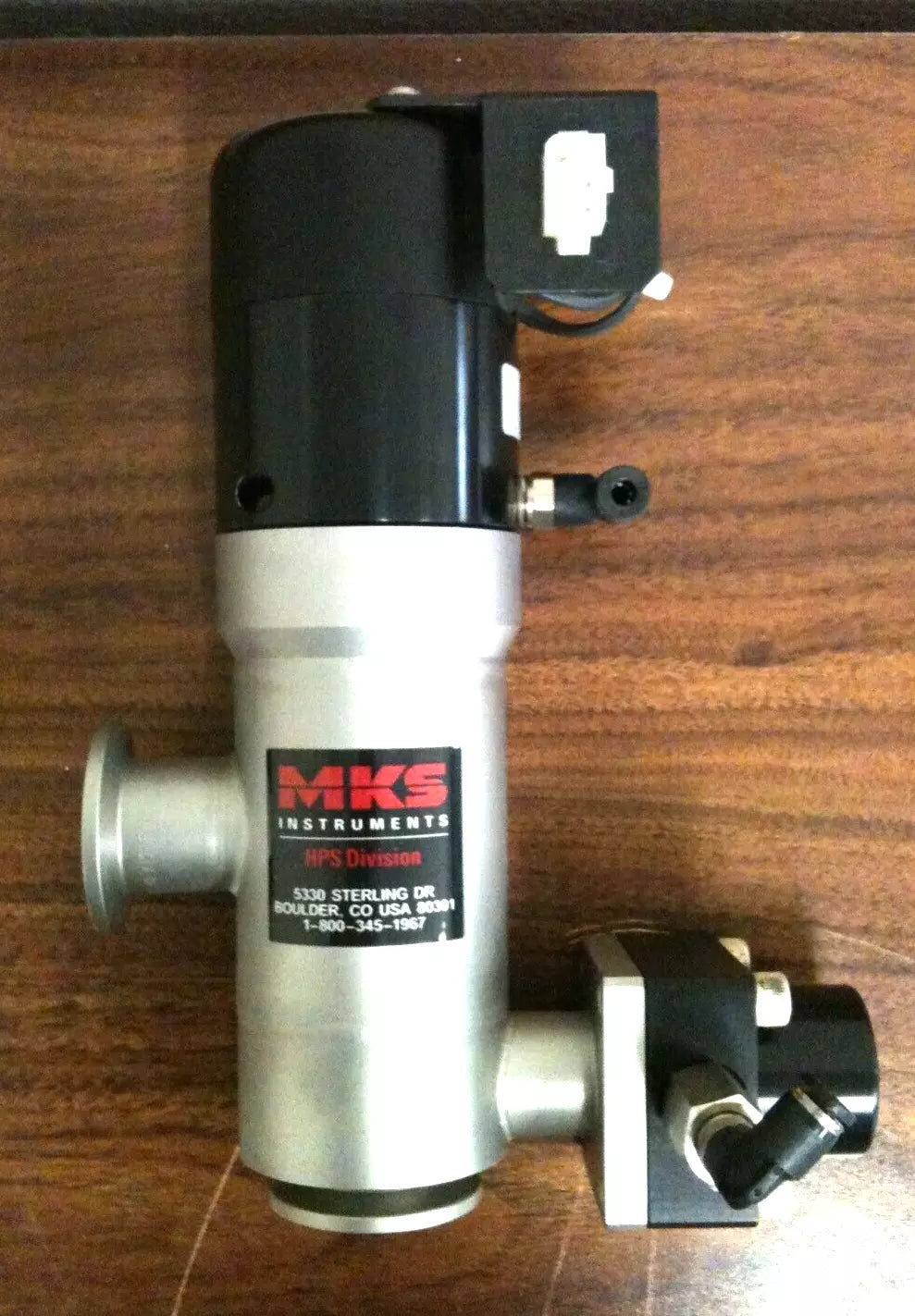 MKS 100991588 Pneumatic Right Angle Valve