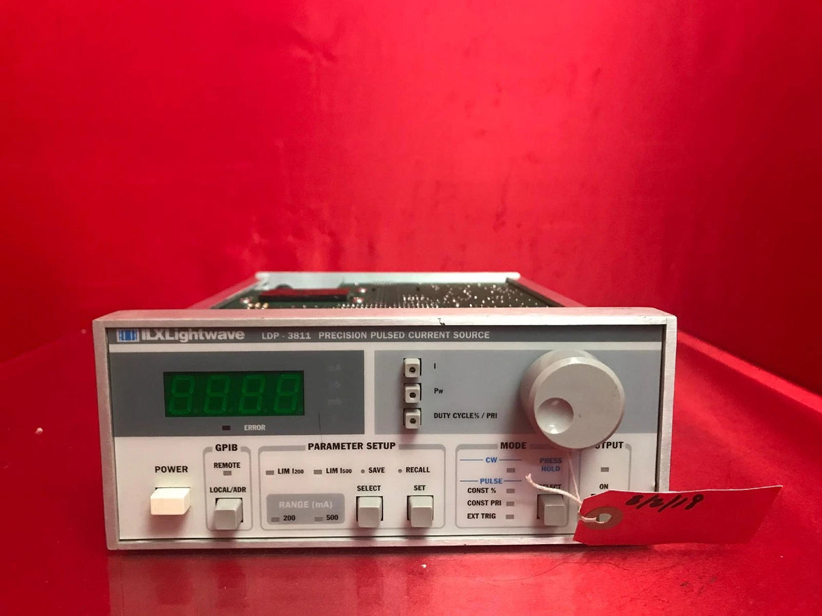 ILX Lightwave LDP-3811 Precision Pulsed / CW Current Source s/n 38111056