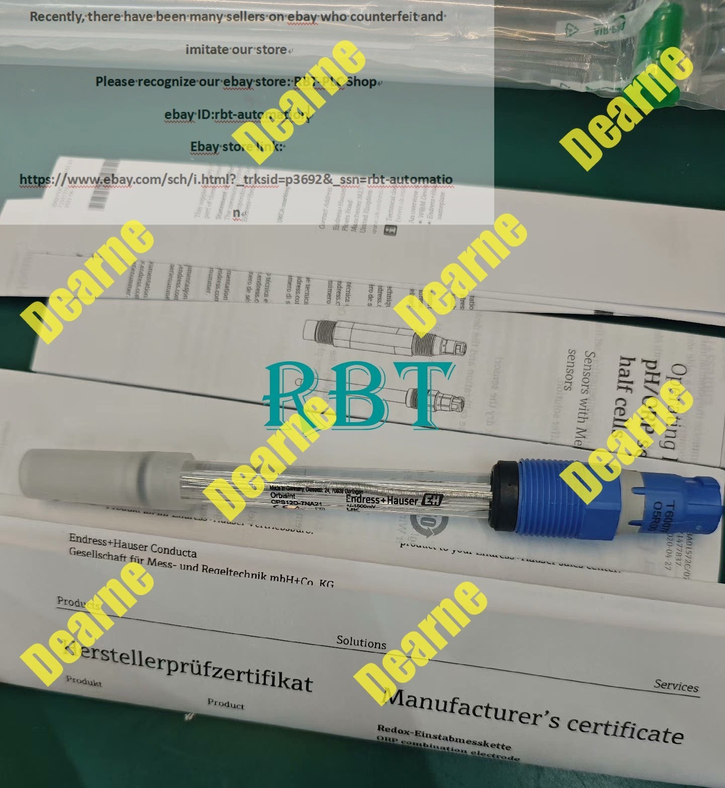 E+H CPS12D-7NA21 Electrode