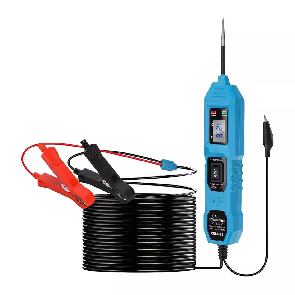 Automotive 3.5-36V DC Circuit Tester with LCD & Dual Polarity Indicator