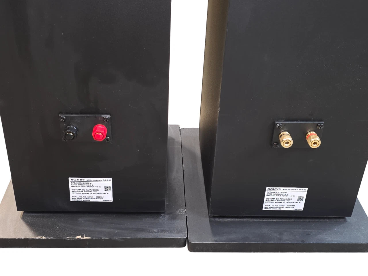 Sony SS-CS3 Floor-Standing Tower 3-Way Speakers (Pair)- Black- Free Shipping.