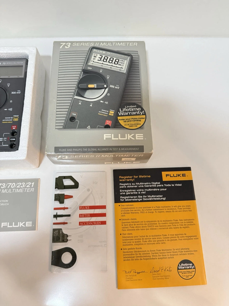 Fluke 73 Series II Multimeter in New Factory Box