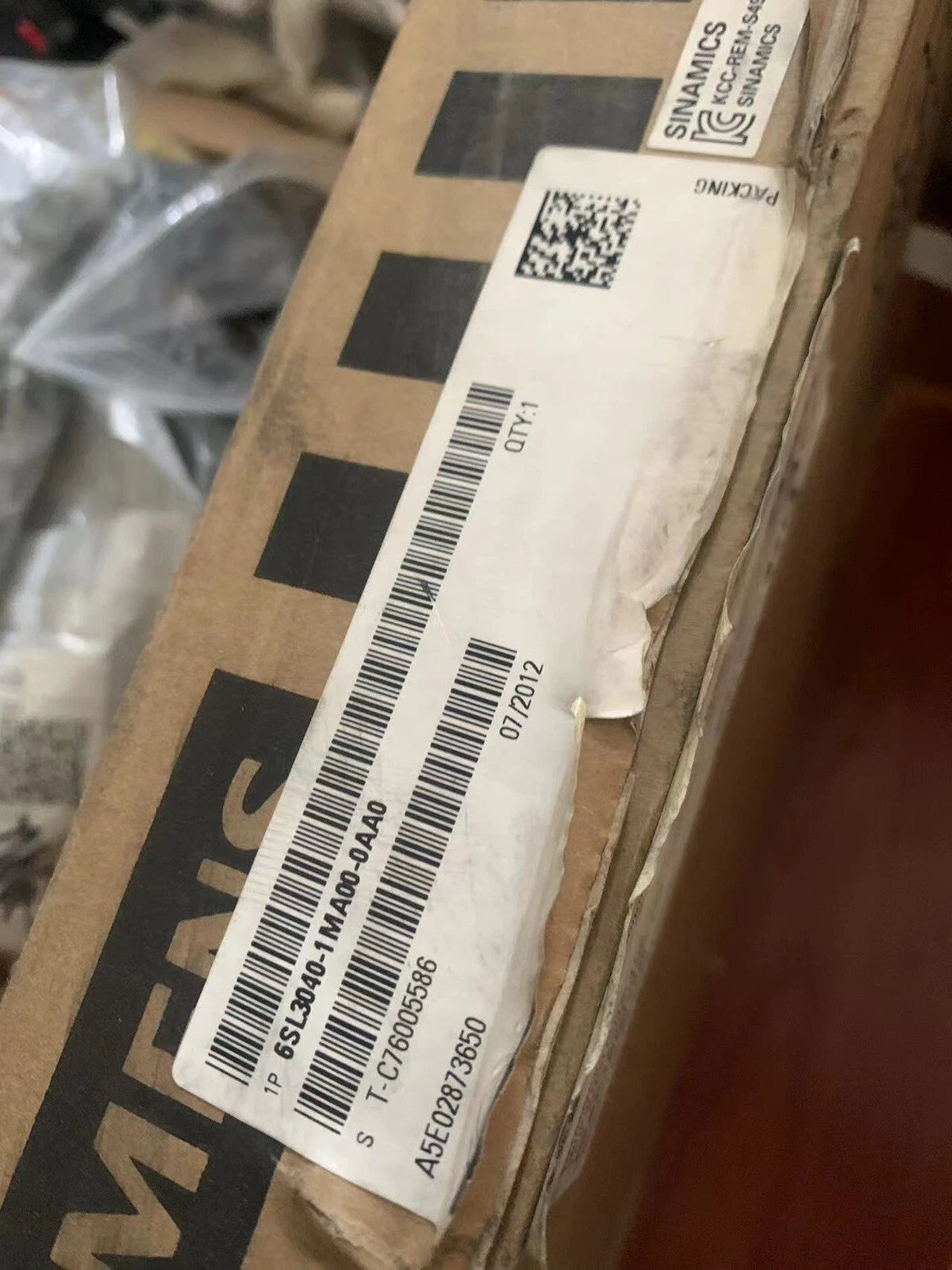 Siemens 6SL3040-1MA00-0AA0: Power Module for Variable Frequency Drives