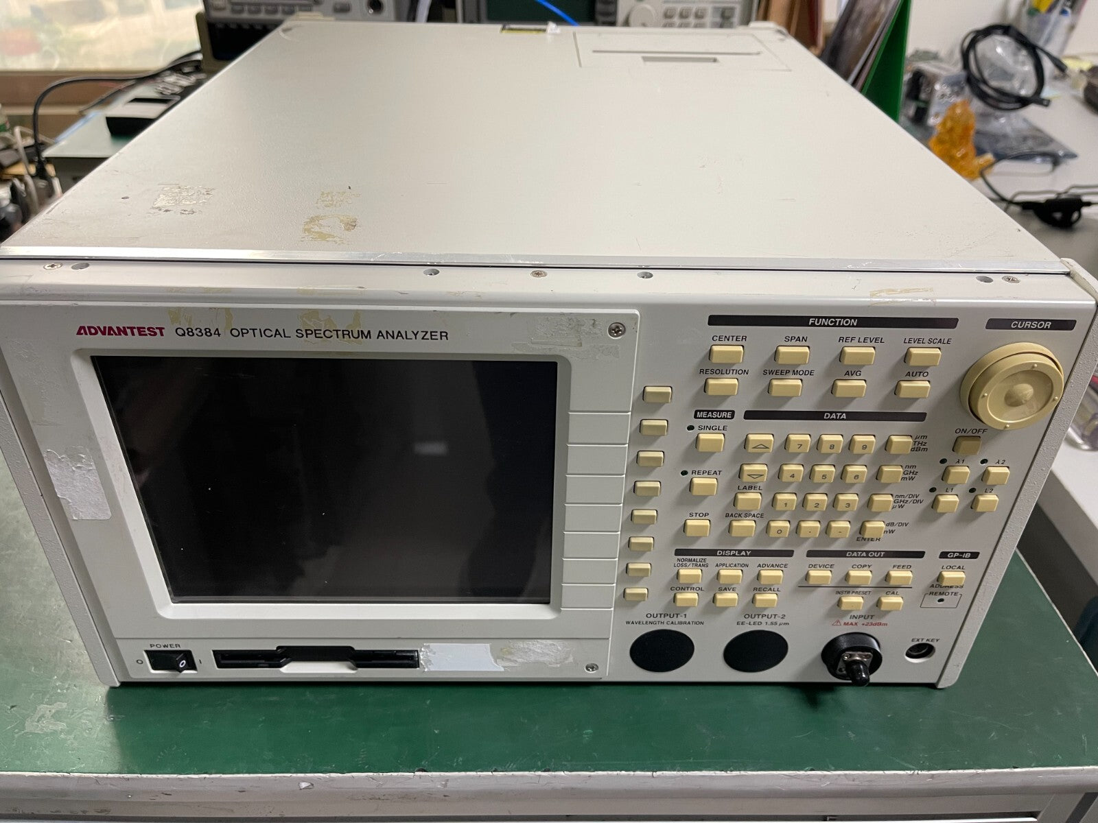 Advantest Q8384 Optical Spectrum Analyzer _ 2944 - XG eqpt