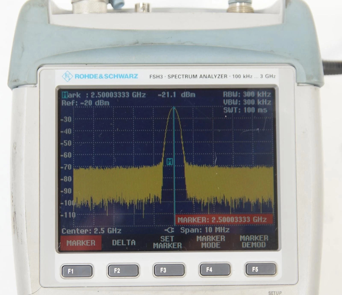 Rohde and Schwarz FSH 3 100kHz - 3GHz Spectrum Analyzer