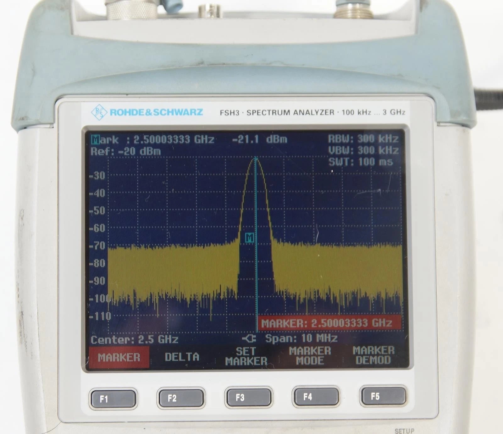 Rohde and Schwarz FSH 3 100kHz - 3GHz Spectrum Analyzer