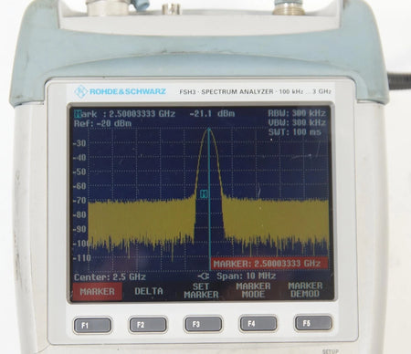 Rohde and Schwarz FSH 3 100kHz - 3GHz Spectrum Analyzer