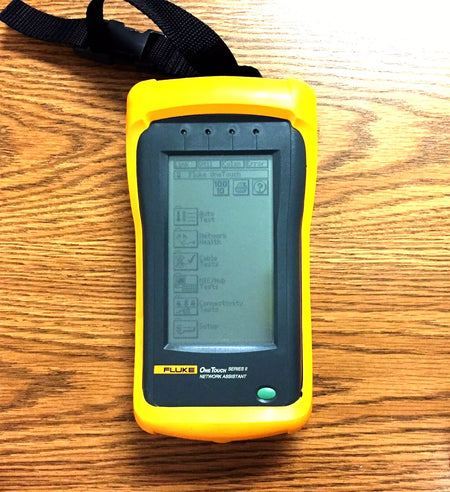 Fluke OneTouch Series II 10/100 Network Assistant with Battery & Power Adapter