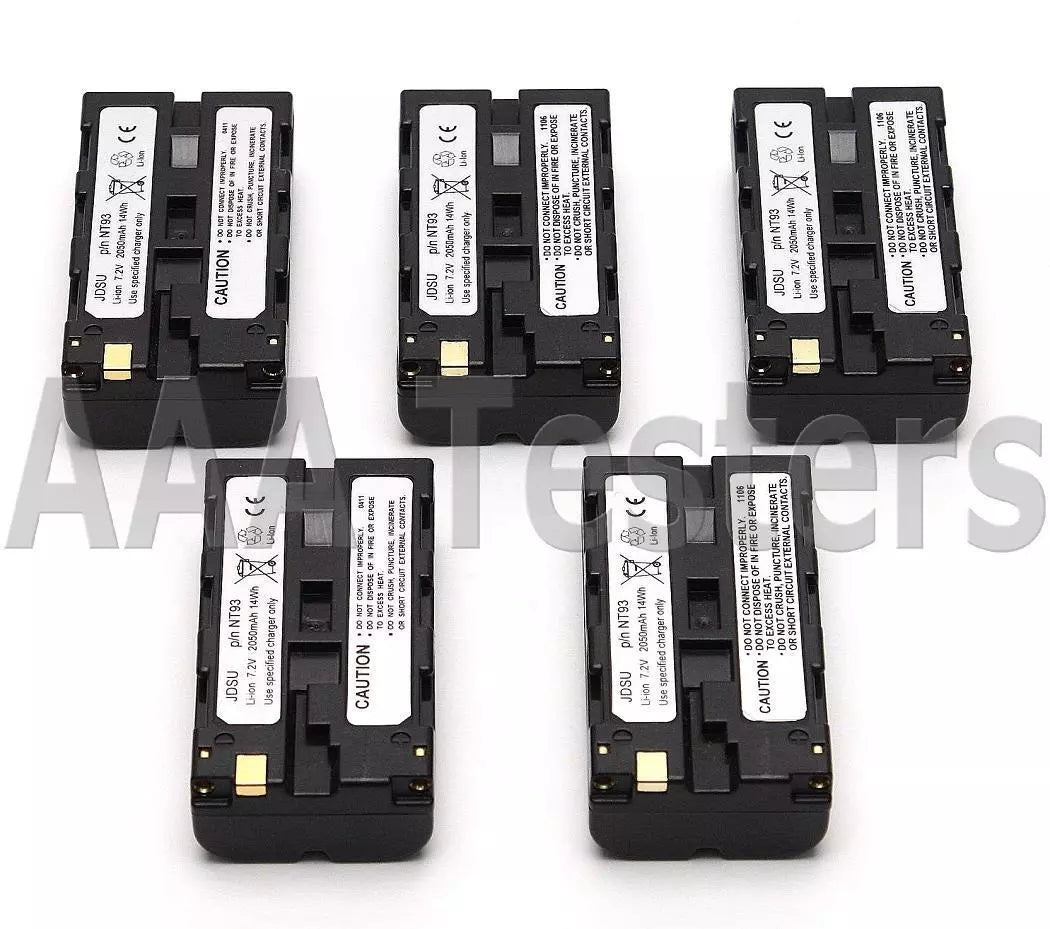 JDSU Test-Um Validator NT93 Lot Of 5 Brand New Batteries Battery - XG eqpt