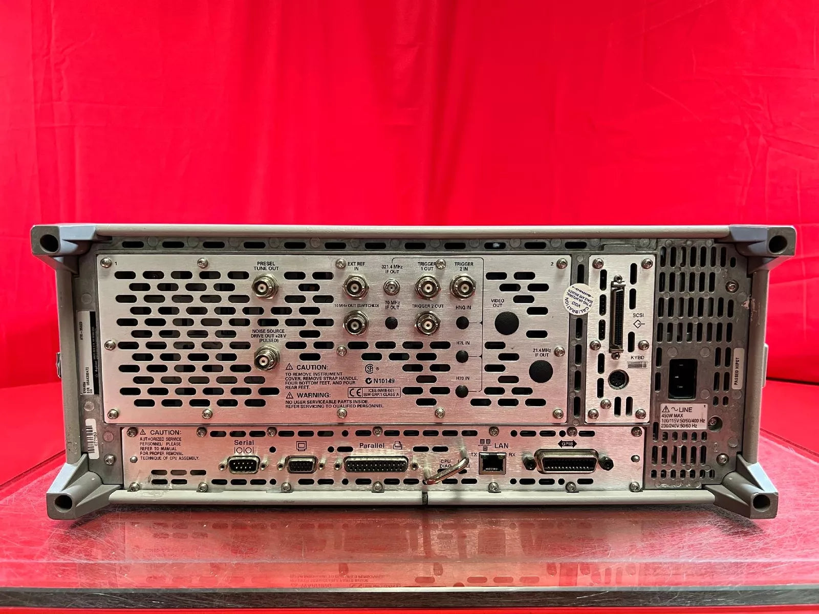 Agilent/Keysight E4448A Opt. 226 PSA Series Spectrum Analyzer 3 Hz to 50 GHz