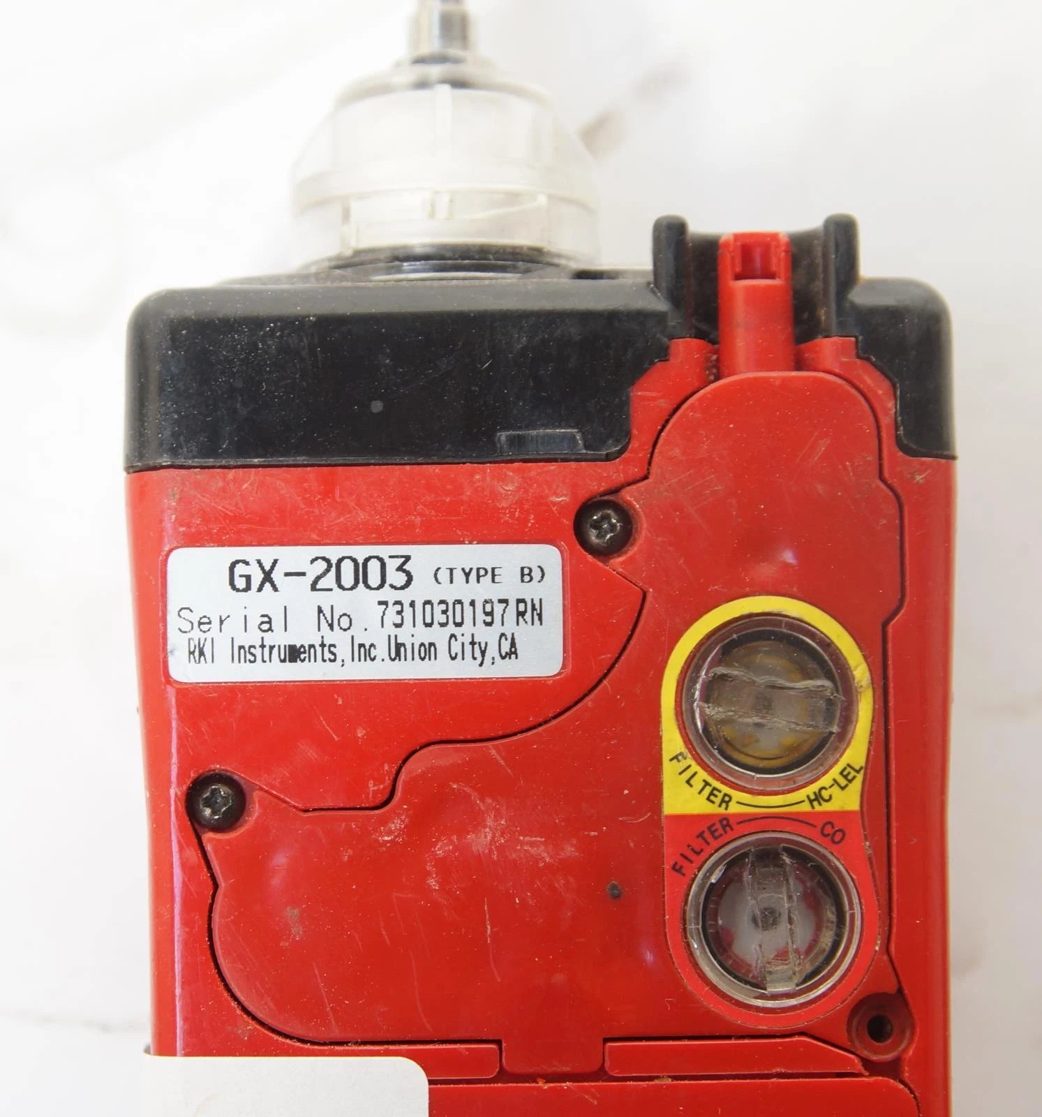 Lot of 5 RKI Instruments GX-2003 Portable Gas Detector Monitors