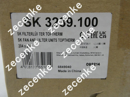 Rittal SK 3239.100 Filter Fan for Reliable Enclosure Ventilation