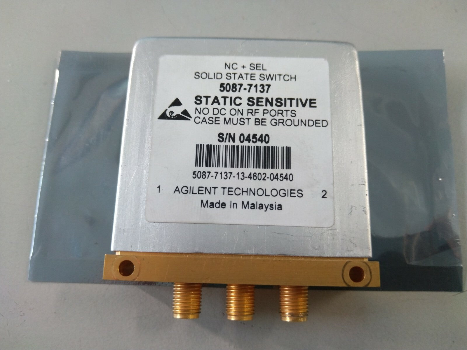 HP Agilent Keysight 5087-7137 Solid State Switch Assembly - XG eqpt