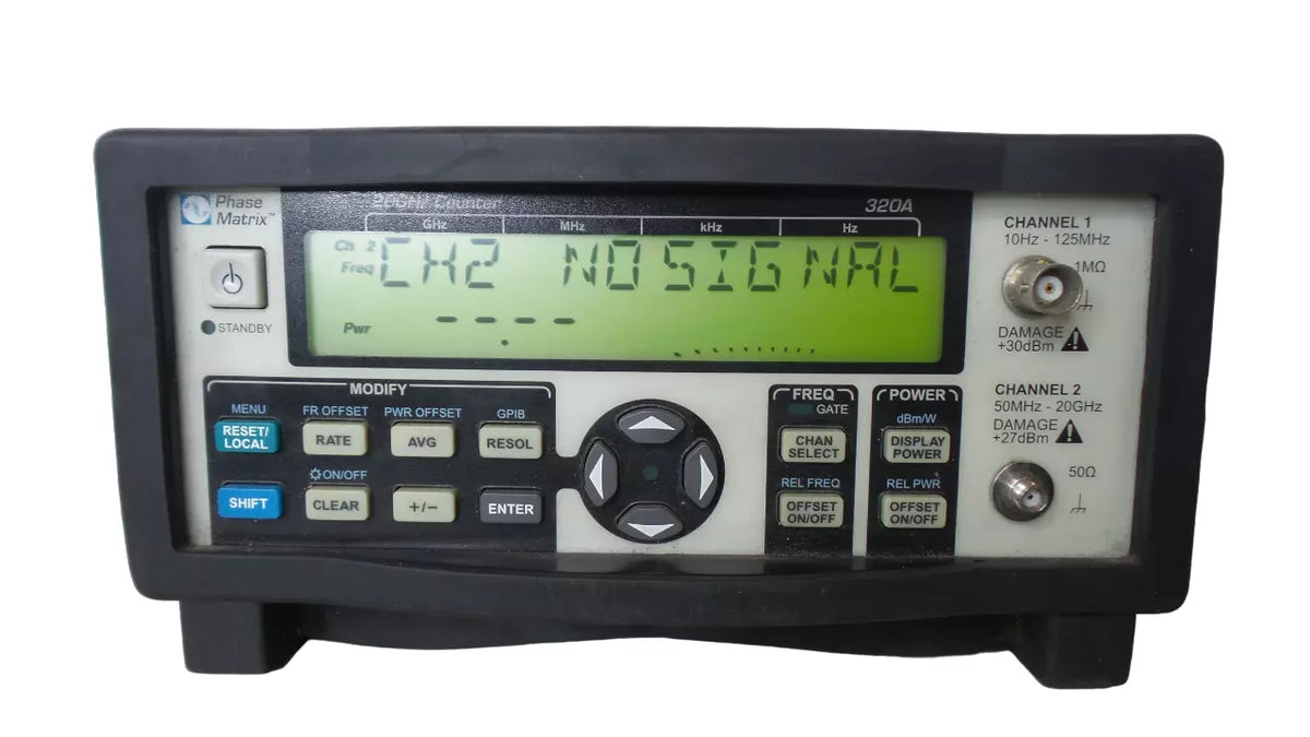 Phase Matrix 320A Counter 20 GHz with High Accuracy