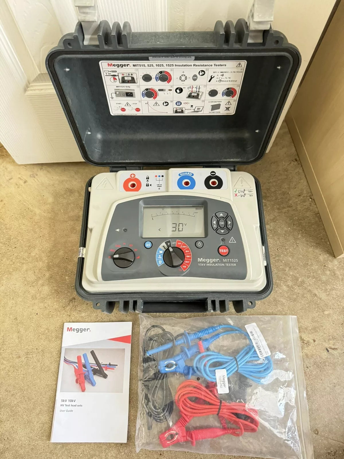 MEGGER MIT1525 15 kV High Voltage Insulation Resistance Tester