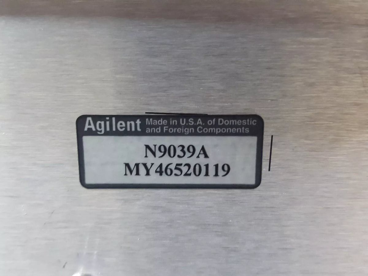 Agilent N9039A 9kHz-1GHz RF Preselector (0119)