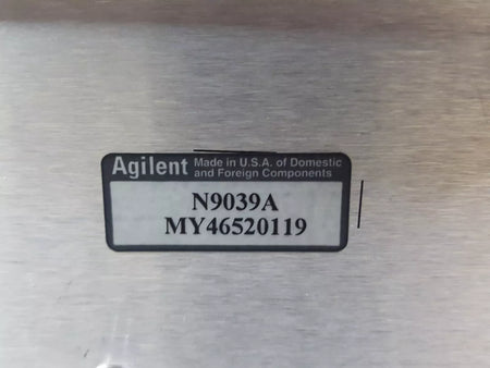 Agilent N9039A 9kHz-1GHz RF Preselector (0119)