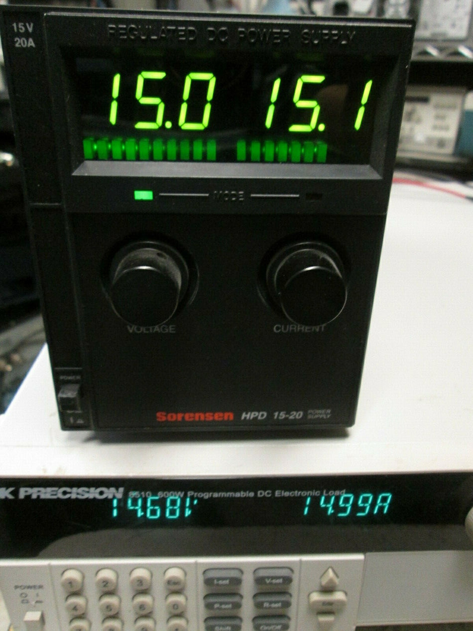Sorensen HPD 15-20 Lab DC Power Supply by Ametek