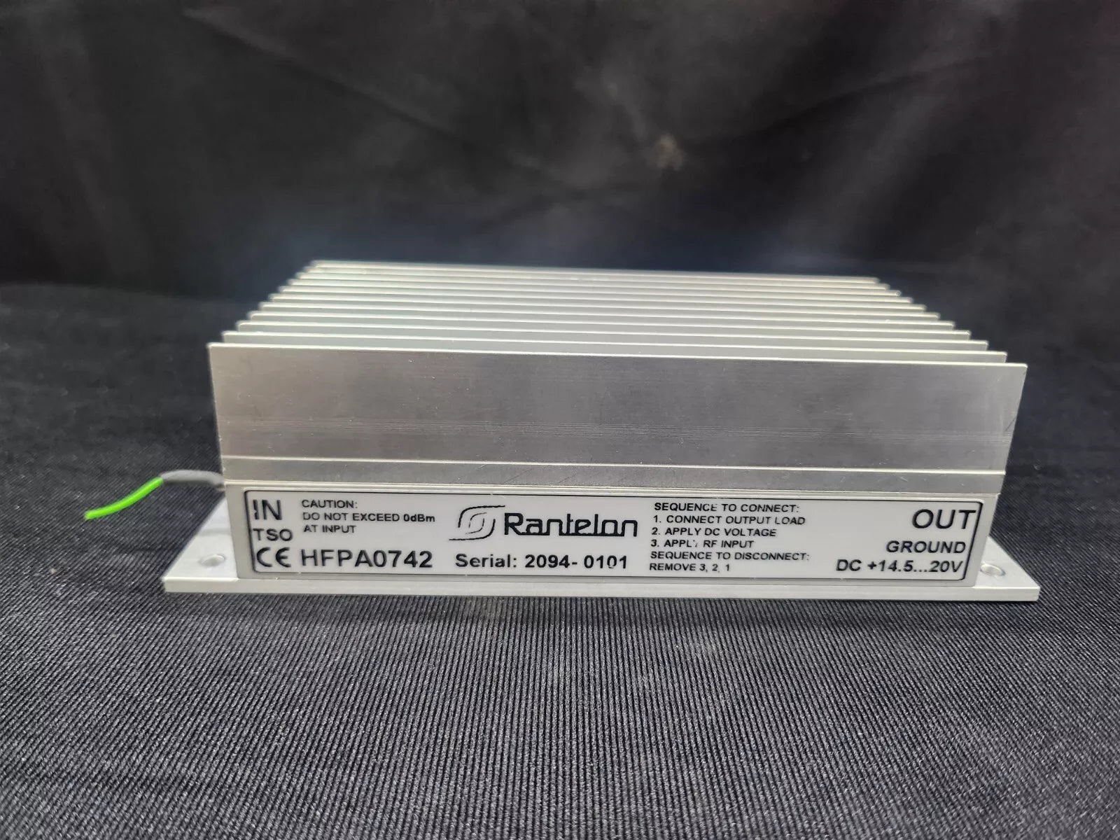 Rantelon HFPA0742 High Power Amplifier 700MHz to 4200MHz