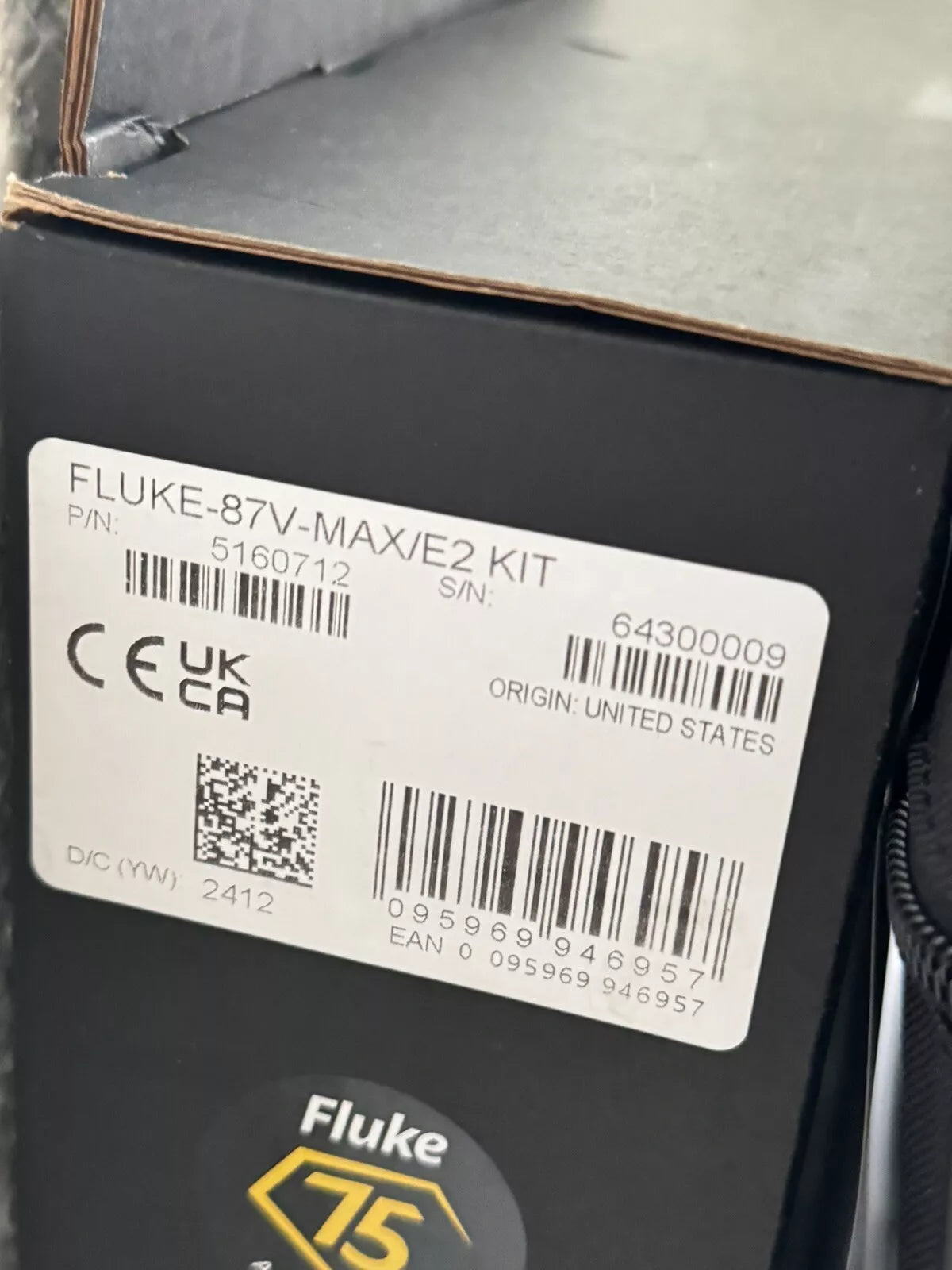 Fluke 87V-MAX/E2 Kit Industrial True RMS Heavy Duty Multimeter