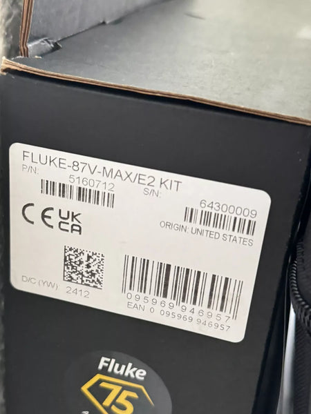 Fluke 87V-MAX/E2 Kit Industrial True RMS Heavy Duty Multimeter