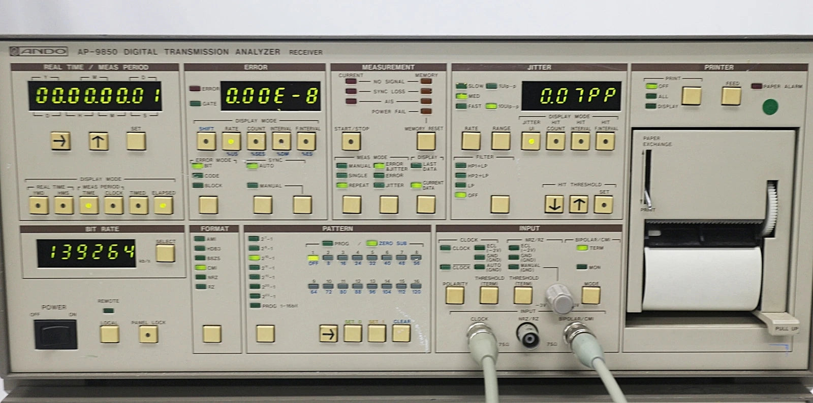 ANDO AP9850 Digital Transmission Analyzer