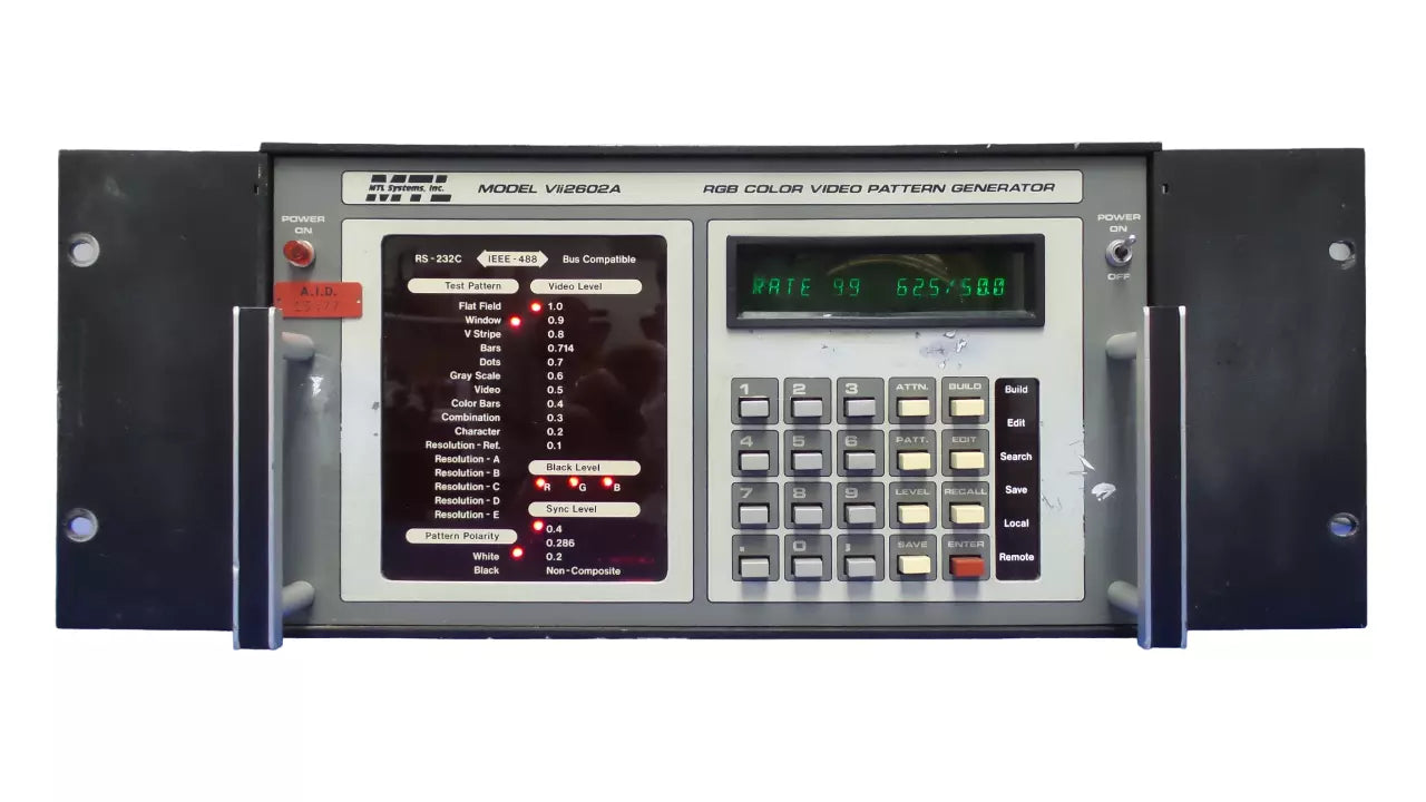 MTL Systems Inc Vii2602A RGB Color Video Pattern Generator