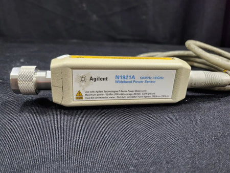 Agilent N1921A P-Series Wideband Power Sensor 50 MHz to 18 GHz - AS-IS (0432)