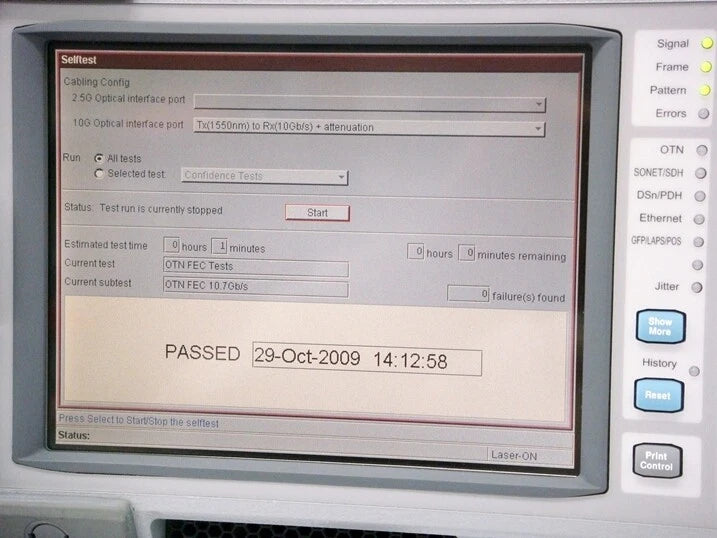 Agilent J7231B 100/108/112/609 OmniBER 10Gbps CommunicationsAnalyzer