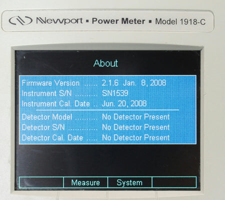Newport 1918-C Handheld Optical Power Meter