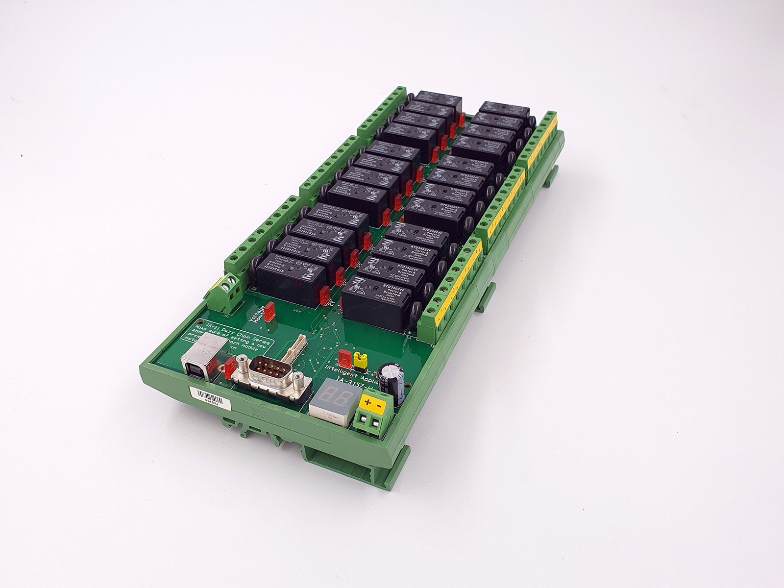 USB 24ch 16A Power Relay Digital I/O Card Module by Intelligent