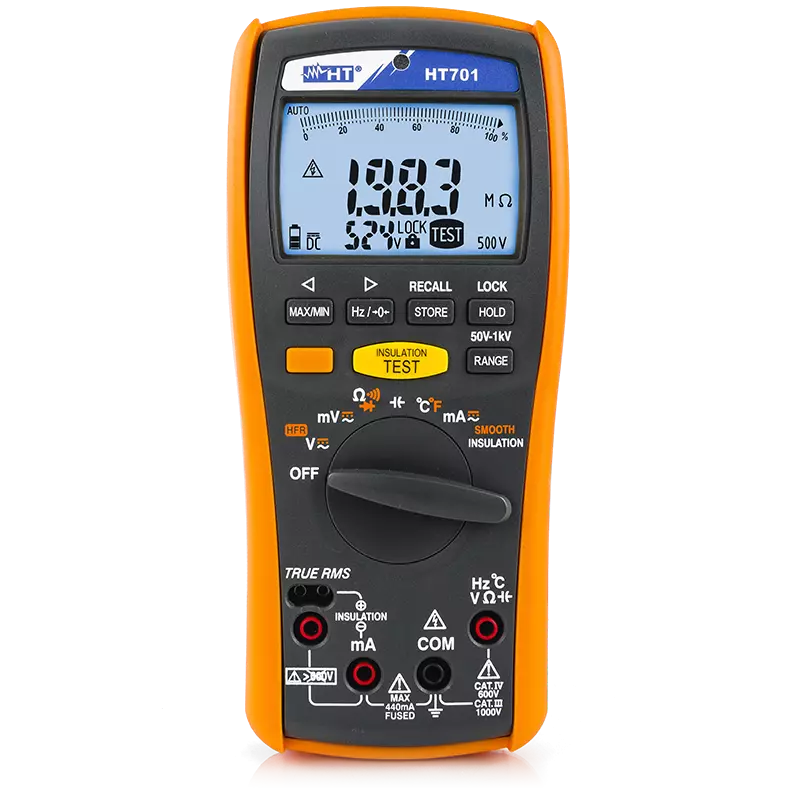 HT Instruments HT701 Professional Multimeter Insulation Measurement up to 1kV