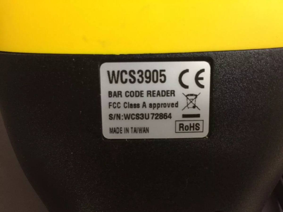 WASP WCS3905 Barcode Reader Scanner with USB Connection