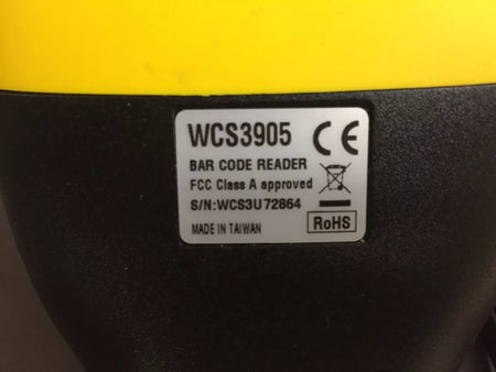 WASP WCS3905 Barcode Reader Scanner with USB Connection