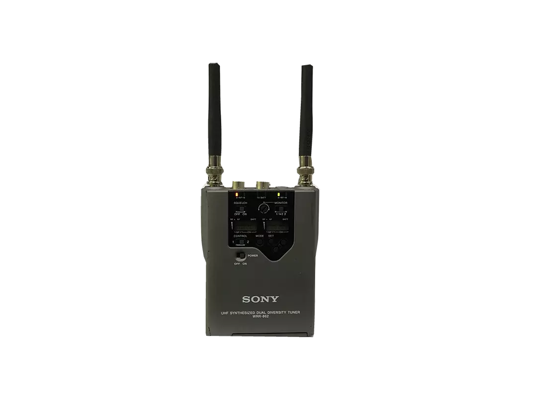 Sony WRR862B Portable/Camera Mount UHF Diversity Dual Receiver NEW