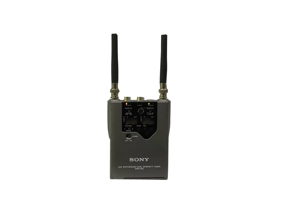 Sony WRR862B Portable/Camera Mount UHF Diversity Dual Receiver NEW