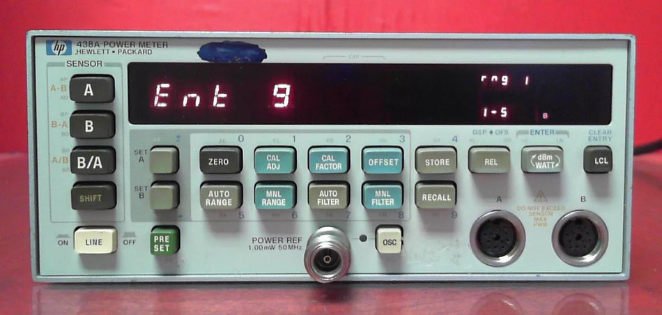 Agilent/Keysight 438A Dual Channel Power Meter, AS-IS, SN 2445A01124