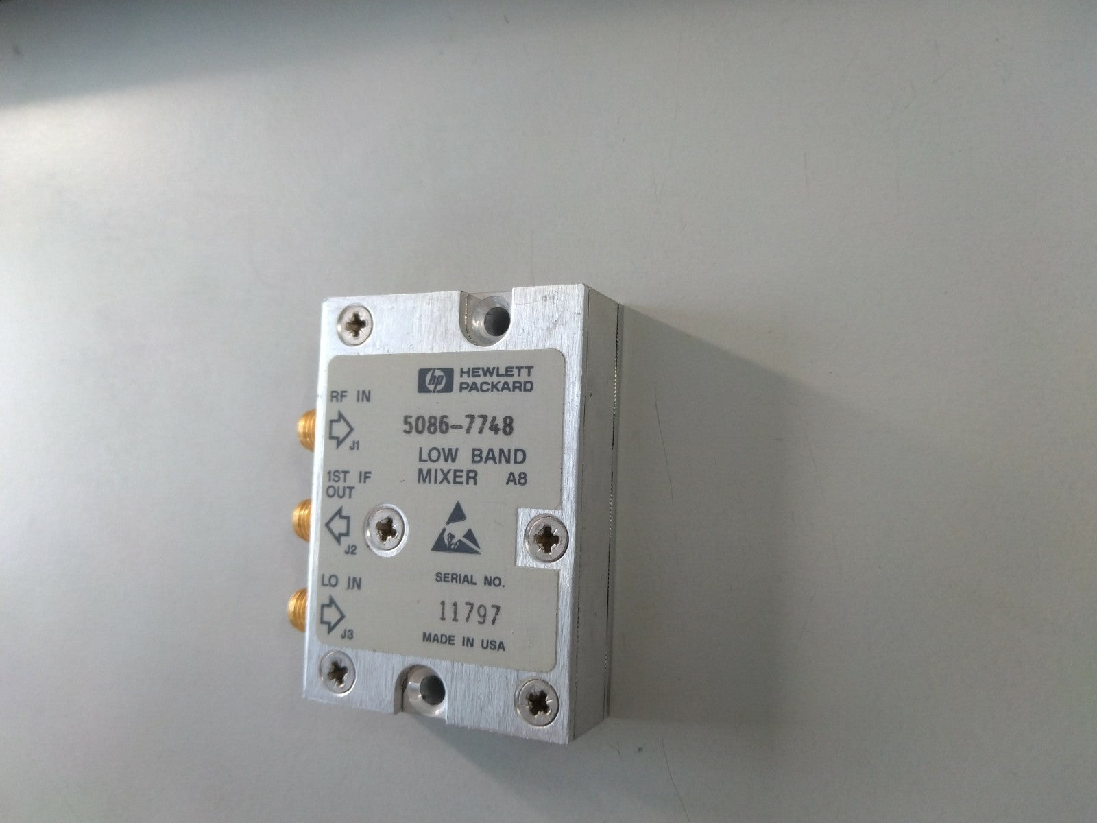 HP Agilent 5086-7748 , 5086-7908 Low Band Microwave Mixer for 856x series - XG eqpt