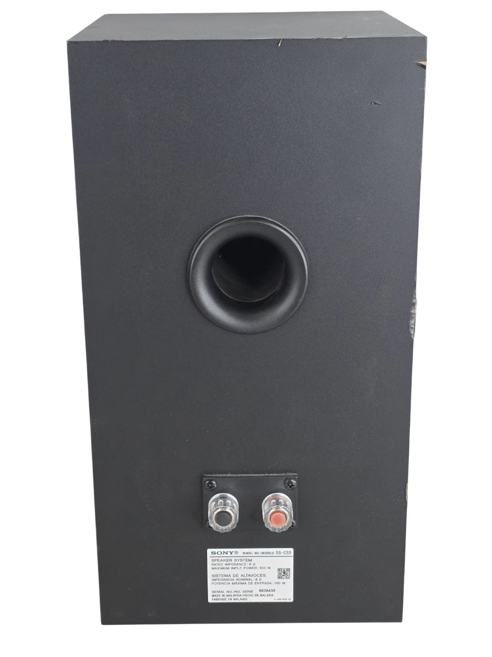 Sony SS-CS5 3-Way Bookshelf Speaker System (Single) -Black - Free Shipping