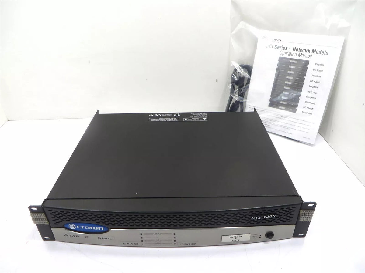 Crown CTs-1200 Two Channel Power Amplifier