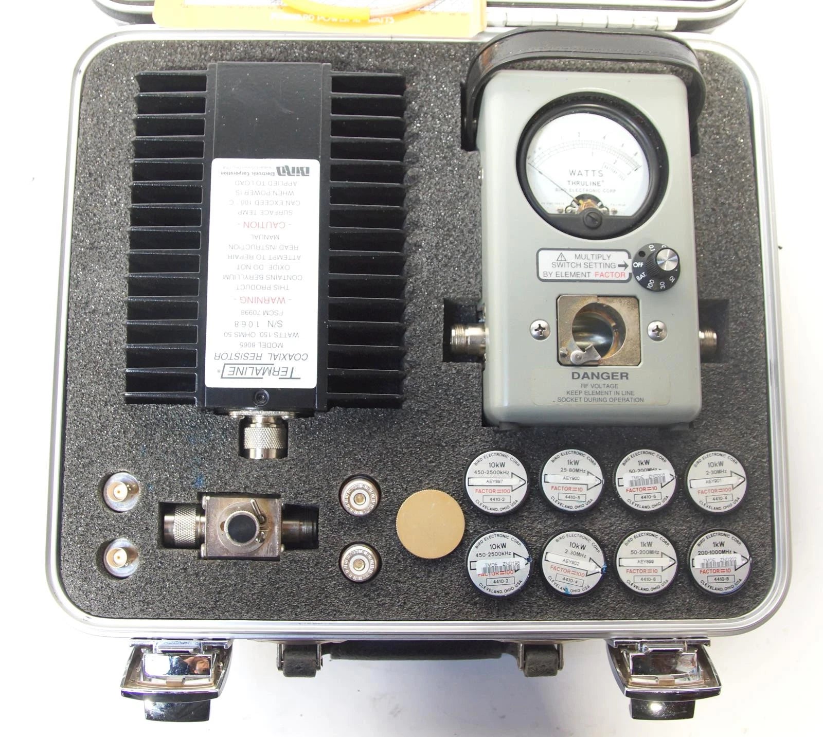 Bird Electronic Corporation 4410 Wattmeter Kit / Radio Test Set w Accessories