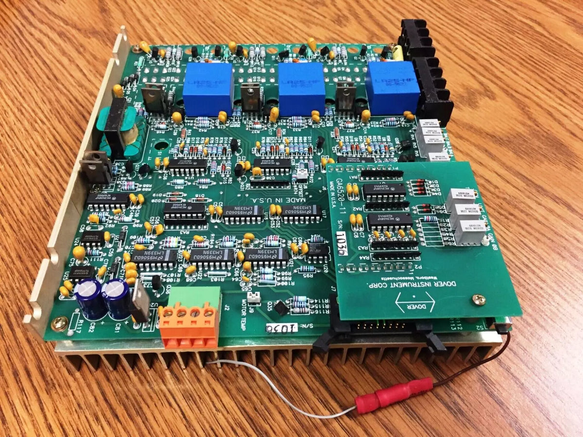 Dover Instrument GA6520 Servo Amplifier Board with GA6520-11 Axis Driver
