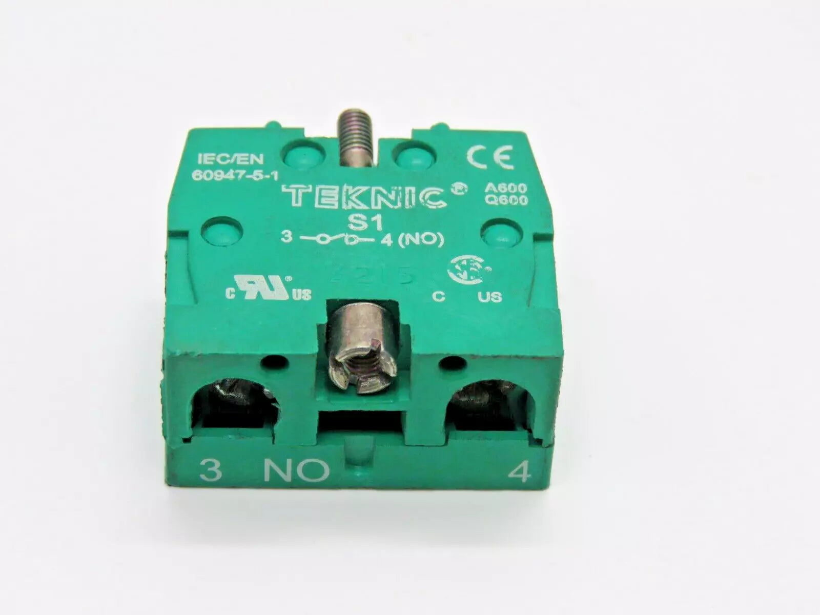 Teknic S1 Push Button Contact Block, 16A, 2.5mm