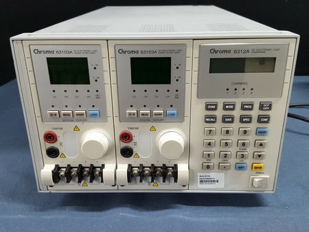 Chroma 6312A DC Electronic Load With 63103A x 2ea (0114)