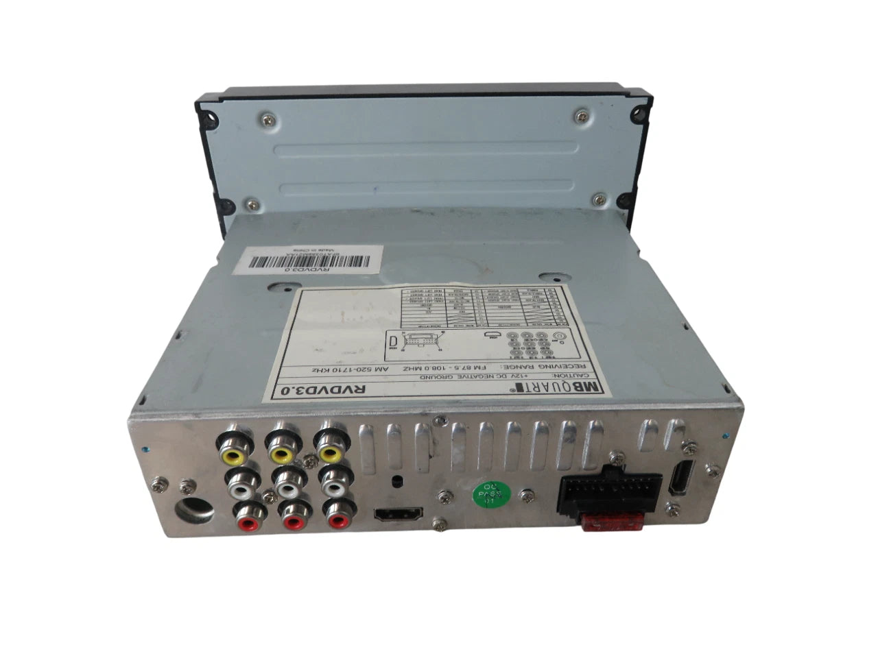 MB Quart RVDVD3.0 Single DIN DVD Digital Audio Receiver - Free Shipping